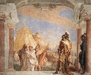 Giovanni Battista Tiepolo Eurybates and Talthybios Lead Briseis to Agamemmon painting